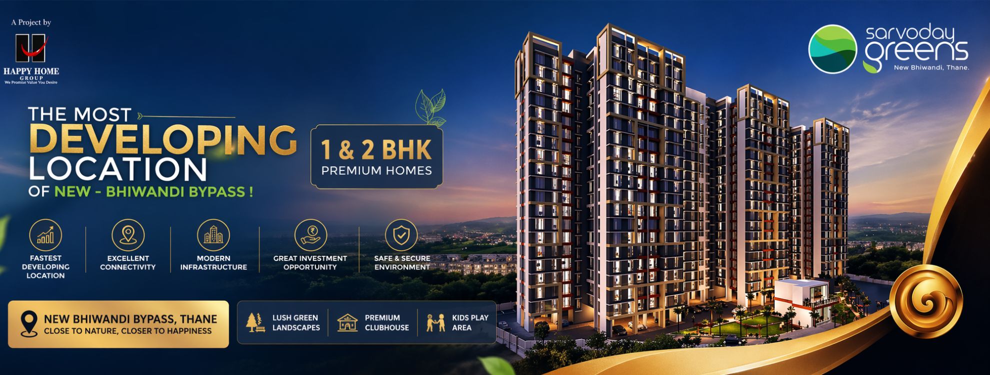 Sarvoday Greens By Happy Homes | Apartment For Sale